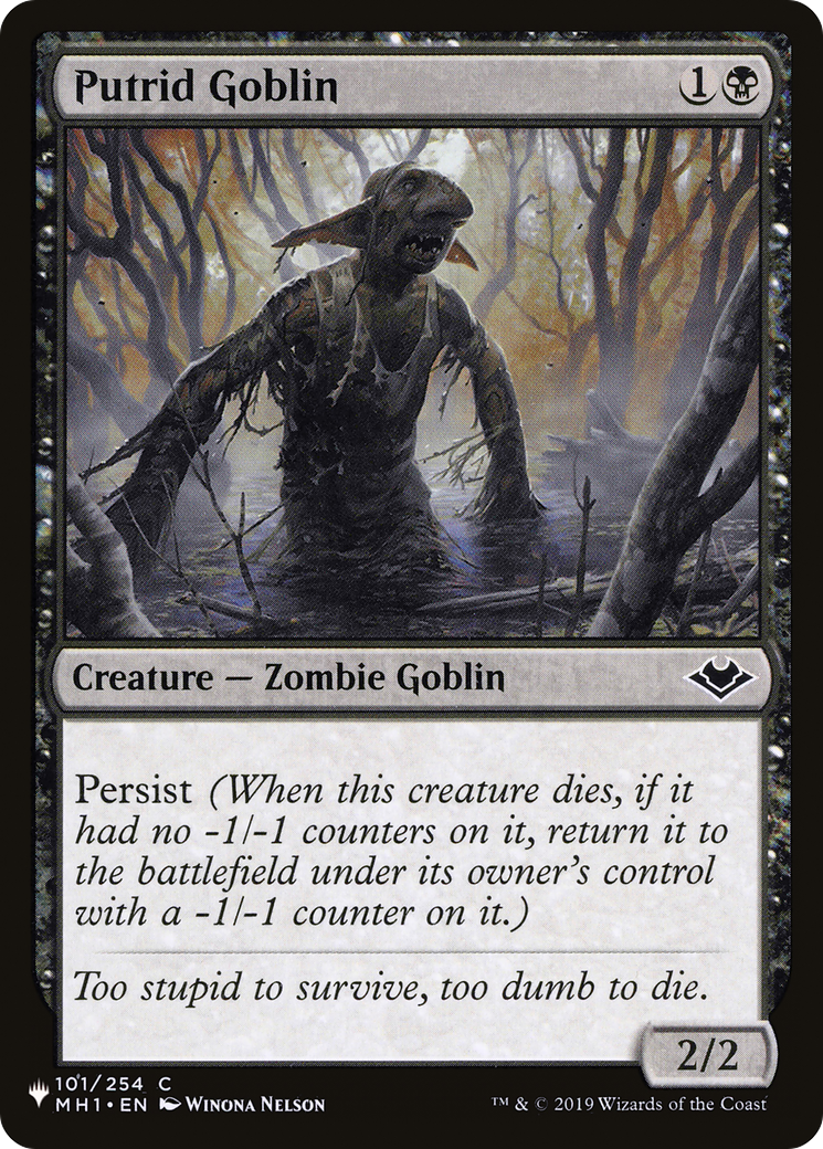 Putrid Goblin [The List Reprints] | Pegasus Games WI