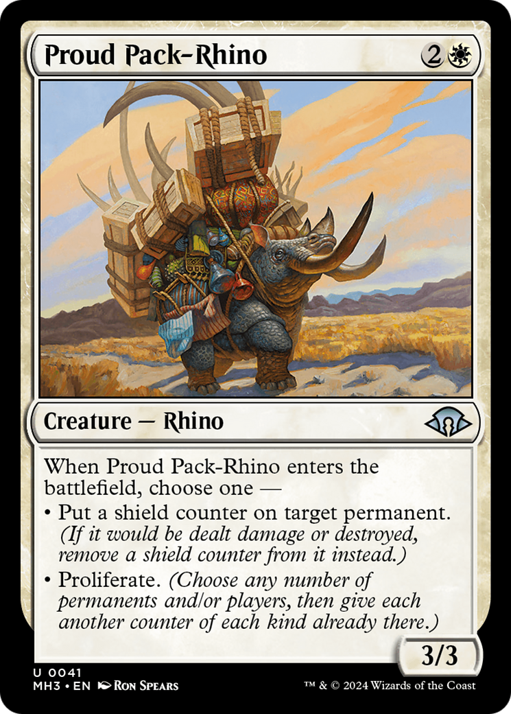 Proud Pack-Rhino [Modern Horizons 3] | Pegasus Games WI