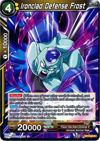 Ironclad Defense Frost (BT7-086) [Assault of the Saiyans] | Pegasus Games WI
