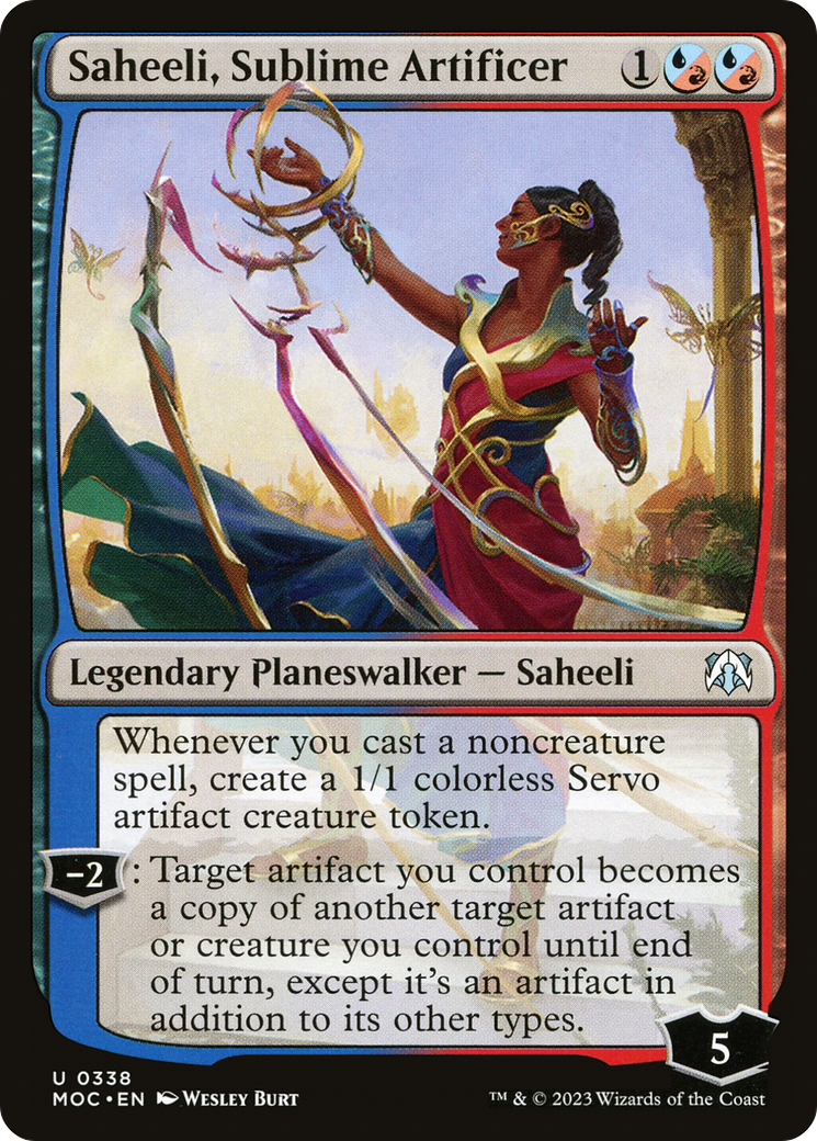 Saheeli, Sublime Artificer [March of the Machine Commander] | Pegasus Games WI