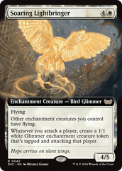 Soaring Lightbringer (Extended Art) [Duskmourn: House of Horror Commander] | Pegasus Games WI