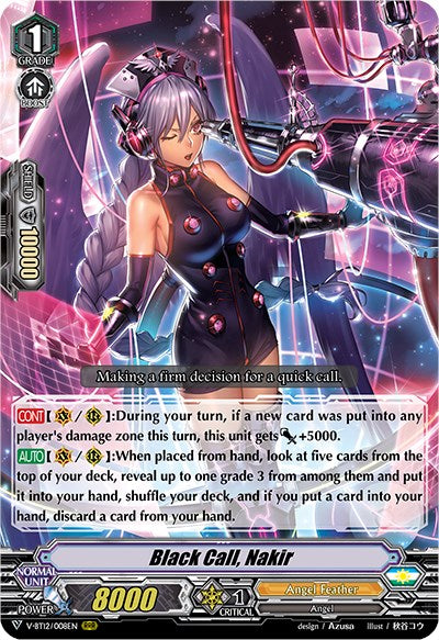 Black Call, Nakir (V-BT12/008EN) [Divine Lightning Radiance] | Pegasus Games WI