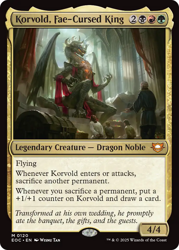 Korvold, Fae-Cursed King [Edge of Eternities Commander] | Pegasus Games WI