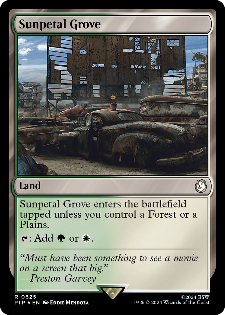 Sunpetal Grove (Surge Foil) [Fallout] | Pegasus Games WI