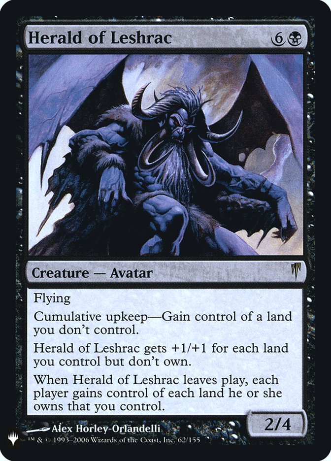 Herald of Leshrac [Mystery Booster] | Pegasus Games WI