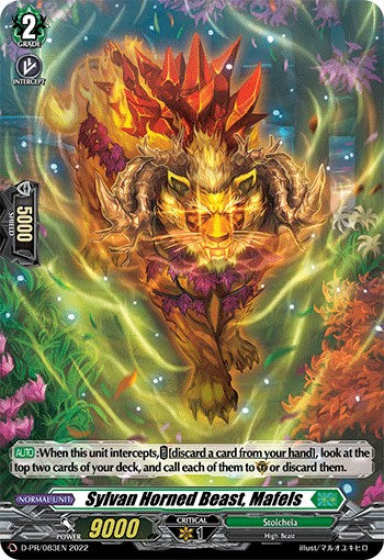 Sylvan Horned Beast, Mafels (D-PR/083EN) [D Promo Cards] | Pegasus Games WI
