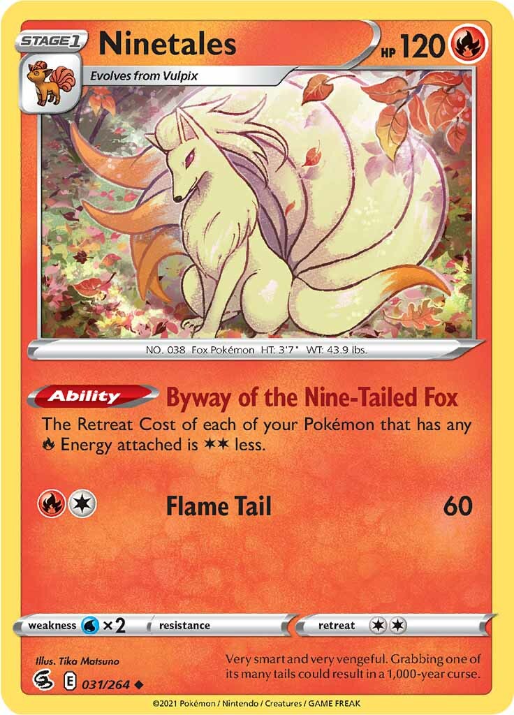 Ninetales (031/264) [Sword & Shield: Fusion Strike] | Pegasus Games WI