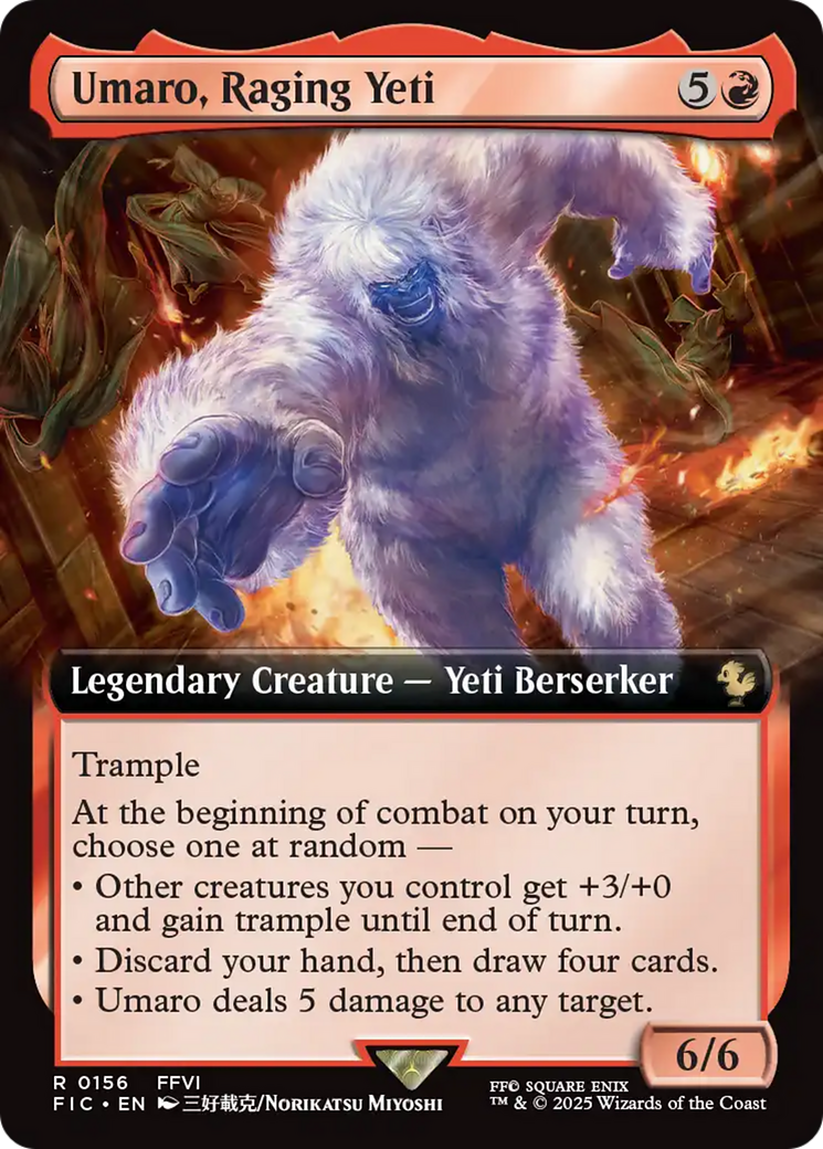 Umaro, Raging Yeti (Extended Art) [FINAL FANTASY Commander] | Pegasus Games WI