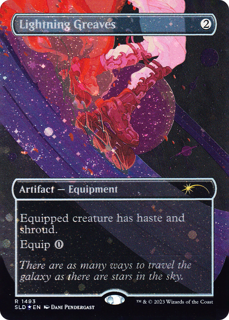 Lightning Greaves (1493) (Galaxy Foil) [Secret Lair Drop Series] | Pegasus Games WI