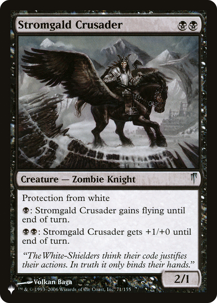 Stromgald Crusader [The List] | Pegasus Games WI