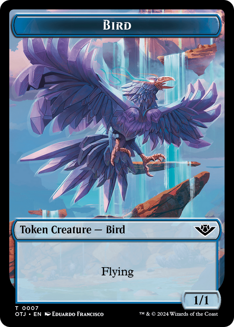 Bird Token [Outlaws of Thunder Junction Tokens] | Pegasus Games WI