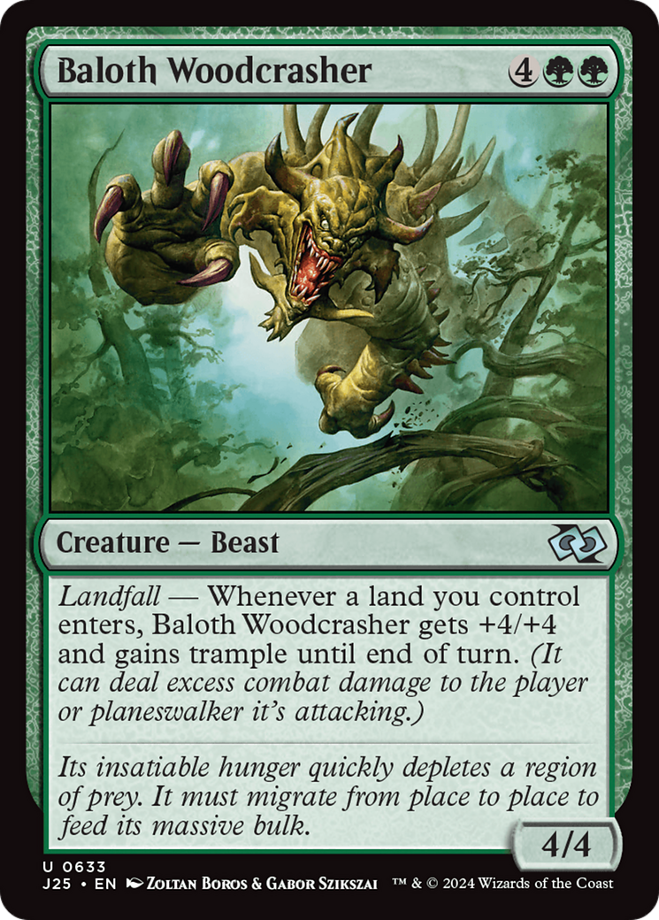 Baloth Woodcrasher [Foundations Jumpstart] | Pegasus Games WI