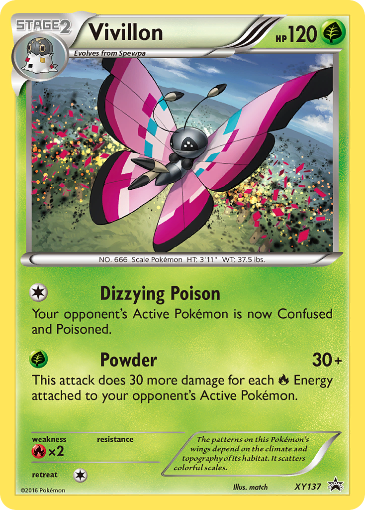 Vivillon (XY137) [XY: Black Star Promos] | Pegasus Games WI