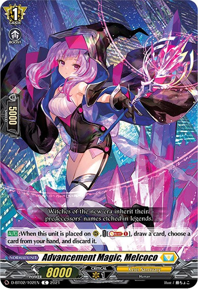 Advancement Magic, Melcoco (D-BT02/102EN) [A Brush with the Legends] | Pegasus Games WI