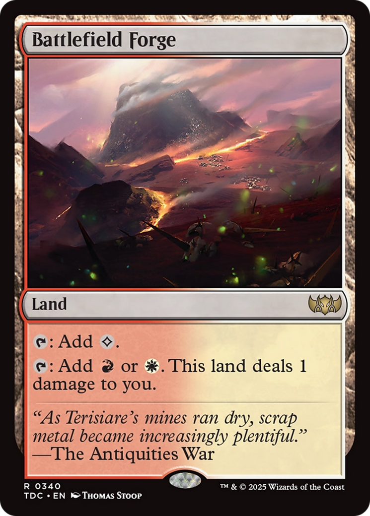 Battlefield Forge [Tarkir: Dragonstorm Commander] | Pegasus Games WI