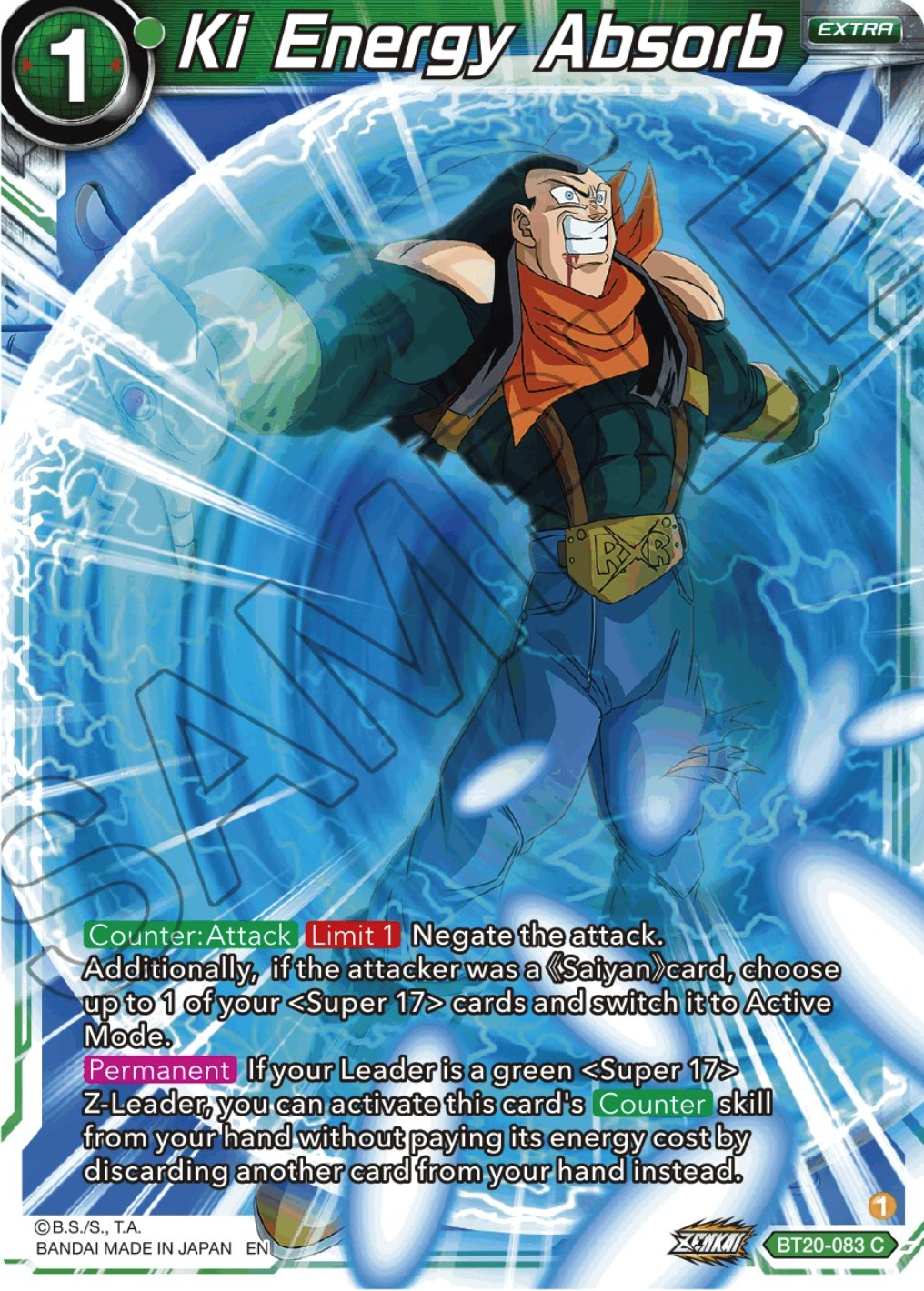 Ki Energy Absorb (BT20-083) [Power Absorbed] | Pegasus Games WI