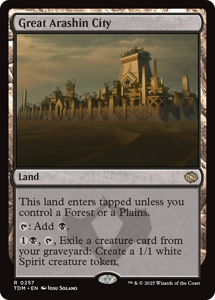 Great Arashin City [Tarkir: Dragonstorm] | Pegasus Games WI