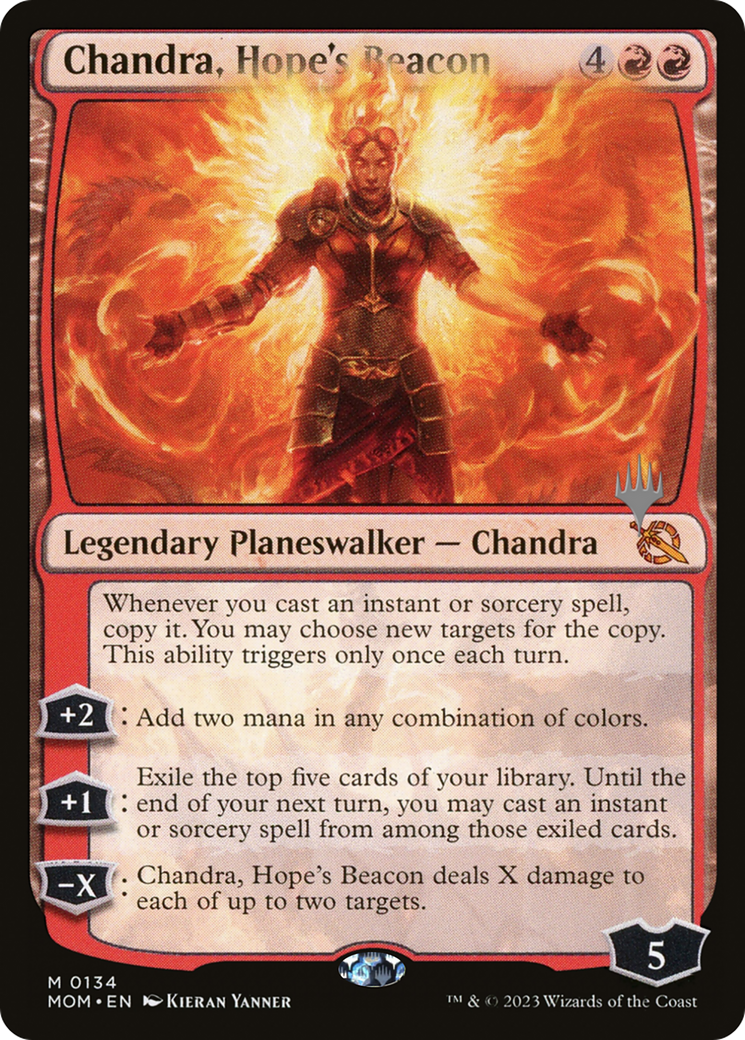 Chandra, Hope's Beacon (Promo Pack) [March of the Machine Promos] | Pegasus Games WI