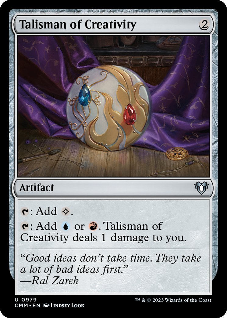 Talisman of Creativity [Commander Masters] | Pegasus Games WI