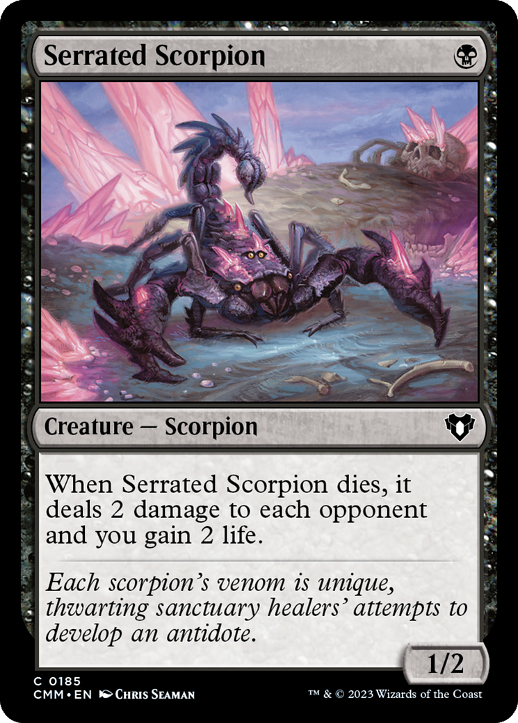 Serrated Scorpion [Commander Masters] | Pegasus Games WI