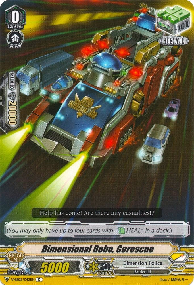 Dimensional Robo, Gorescue (V-EB02/042EN) [Champions of the Asia Circuit] | Pegasus Games WI