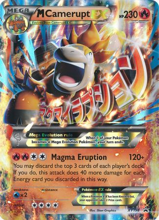 M Camerupt EX (XY198) (Jumbo Card) [XY: Black Star Promos] | Pegasus Games WI