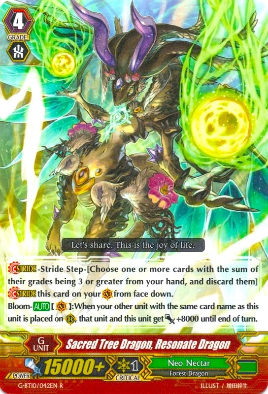 Sacred Tree Dragon, Resonate Dragon (G-BT10/042EN) [Raging Clash of the Blade Fangs] | Pegasus Games WI