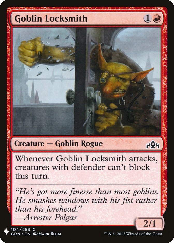 Goblin Locksmith [Mystery Booster] | Pegasus Games WI