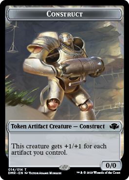 Elephant // Construct Double-Sided Token [Dominaria Remastered Tokens] | Pegasus Games WI