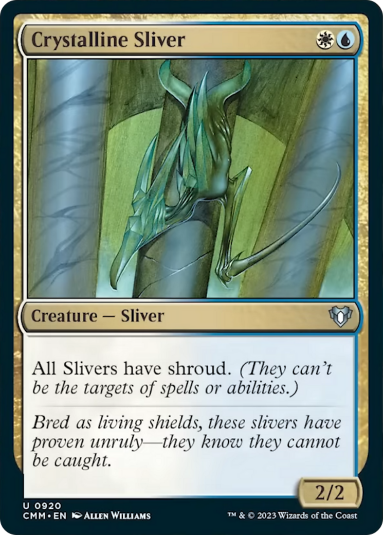 Crystalline Sliver [Commander Masters] | Pegasus Games WI