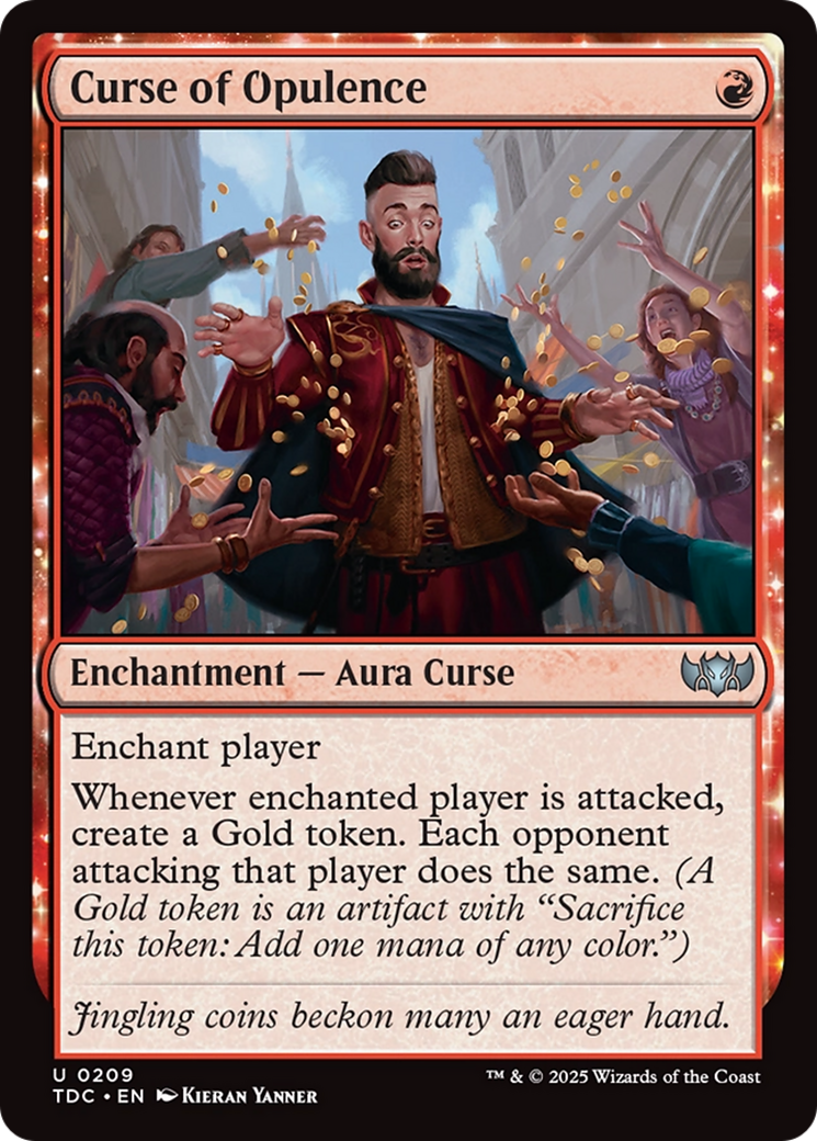 Curse of Opulence [Tarkir: Dragonstorm Commander] | Pegasus Games WI