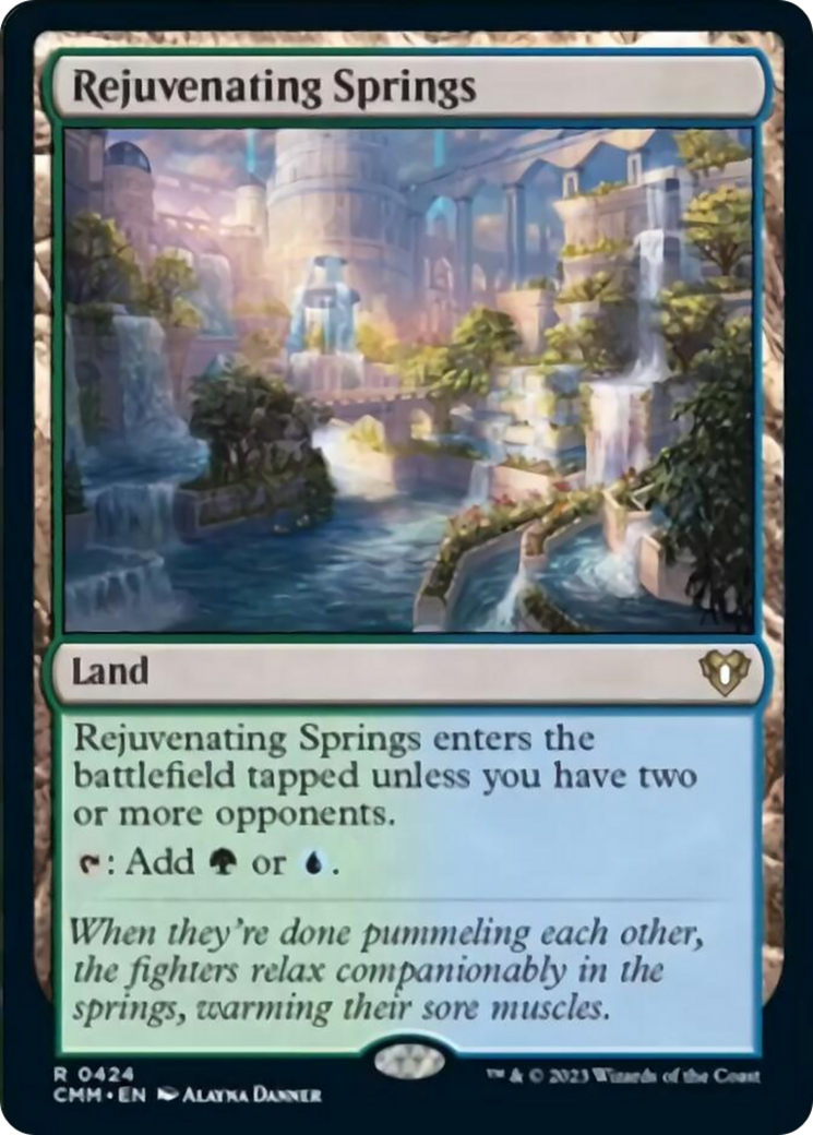 Rejuvenating Springs [Commander Masters] | Pegasus Games WI