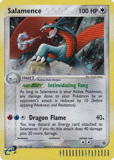 Salamence (19/97) (League Promo 2004) [League & Championship Cards] | Pegasus Games WI