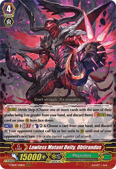 Lawless Mutant Deity, Obtirandus (V-SS09/148EN) [Revival Selection] | Pegasus Games WI