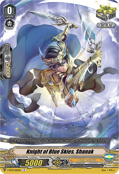 Knight of Blue Skies, Shanak (V-BT12/065EN) [Divine Lightning Radiance] | Pegasus Games WI