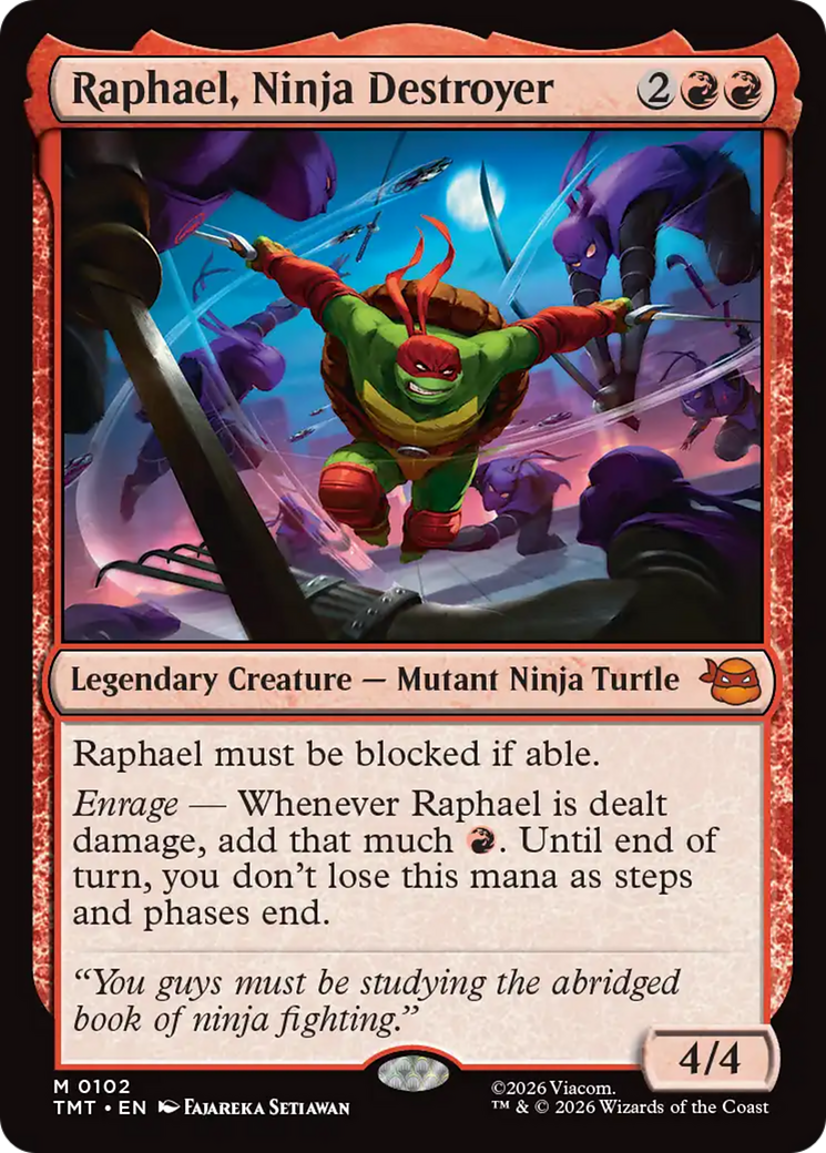 Raphael, Ninja Destroyer [Teenage Mutant Ninja Turtles] | Pegasus Games WI