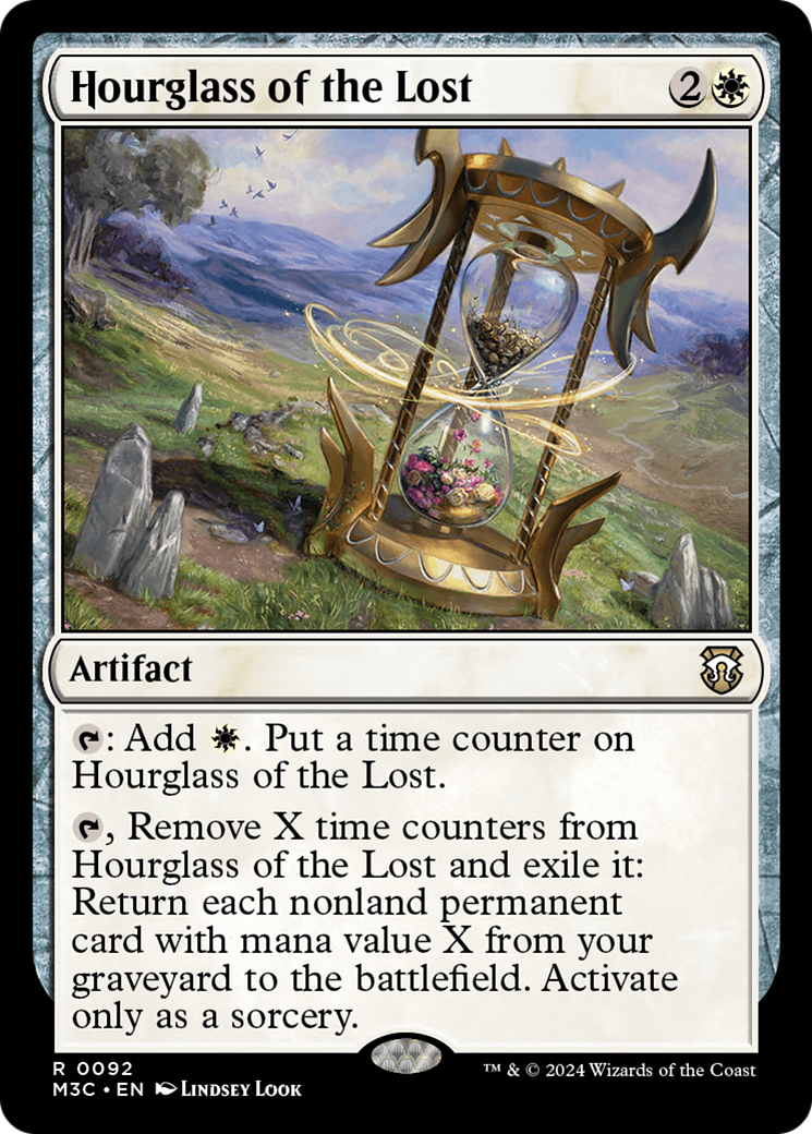 Hourglass of the Lost (Ripple Foil) [Modern Horizons 3 Commander] | Pegasus Games WI