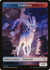 Elemental (09) // Spirit (13) Double-Sided Token [March of the Machine Tokens] | Pegasus Games WI