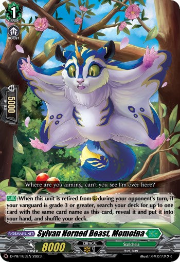 Sylvan Horned Beast, Momolna (D-PR/163EN) [D Promo Cards] | Pegasus Games WI