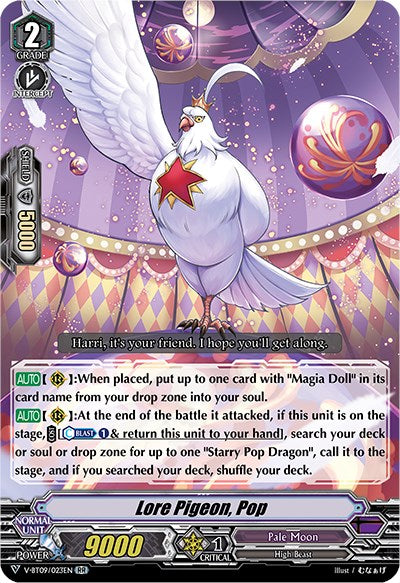 Lore Pigeon, Pop (V-BT09/023EN) [Butterfly d'Moonlight] | Pegasus Games WI