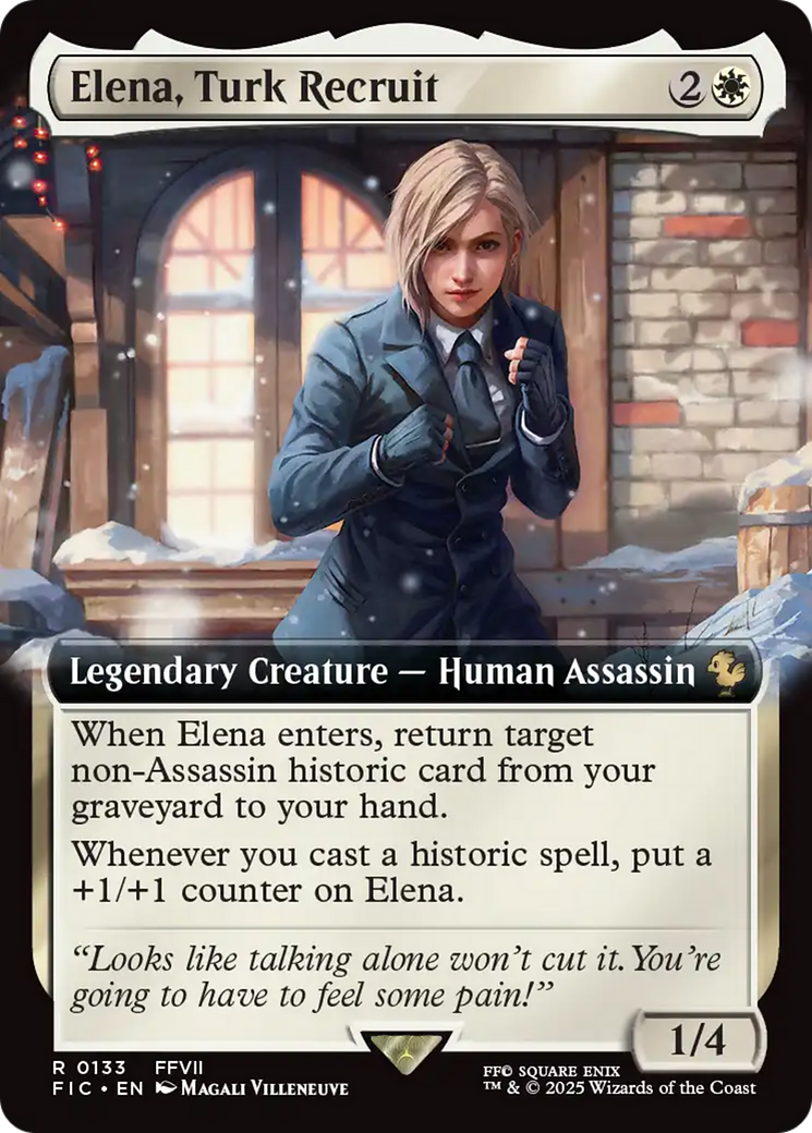 Elena, Turk Recruit (Extended Art) [FINAL FANTASY Commander] | Pegasus Games WI