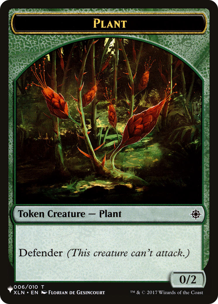 Food // Plant Double-Sided Token [The List] | Pegasus Games WI