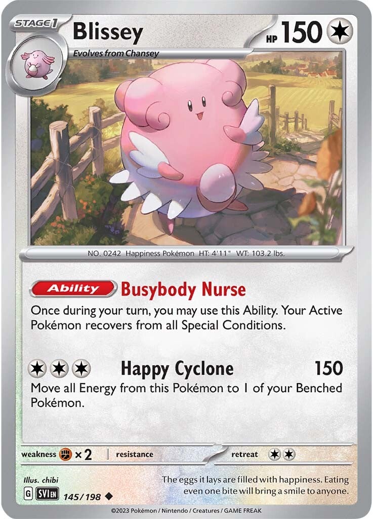 Blissey (145/198) [Scarlet & Violet: Base Set] | Pegasus Games WI