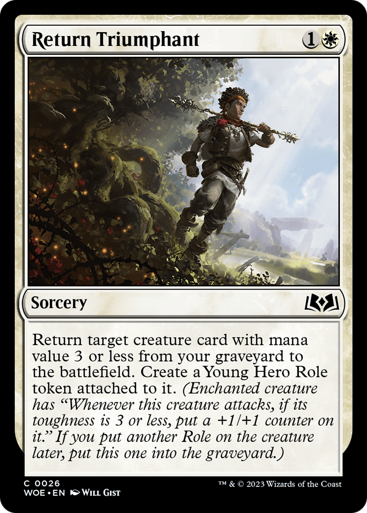 Return Triumphant [Wilds of Eldraine] | Pegasus Games WI