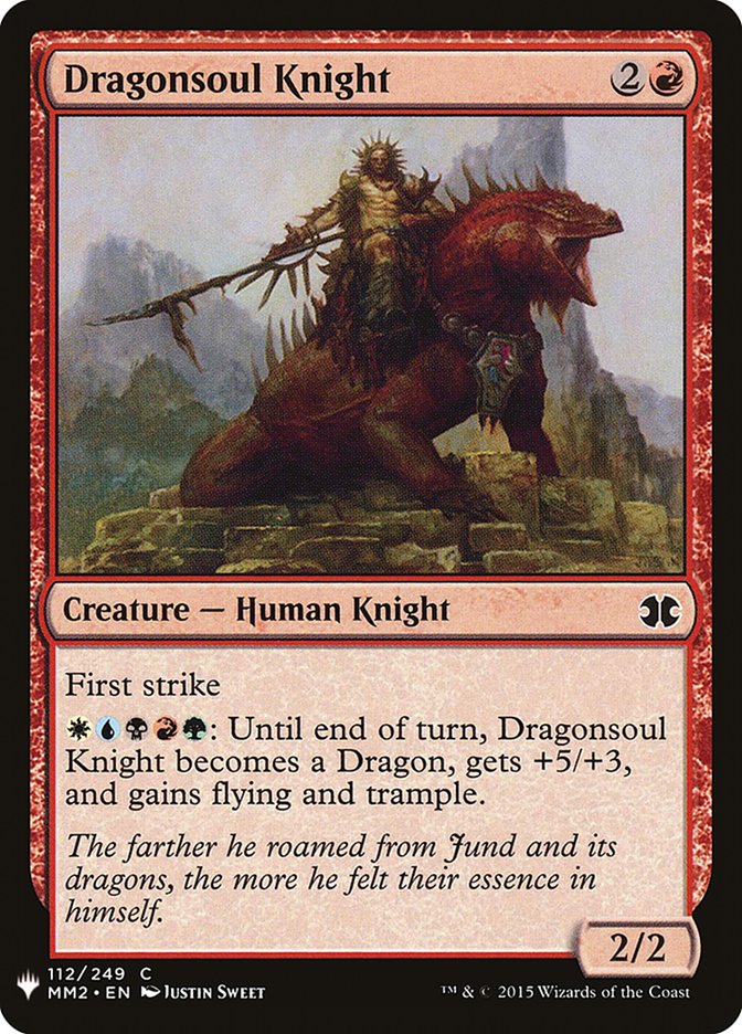 Dragonsoul Knight [Mystery Booster] | Pegasus Games WI