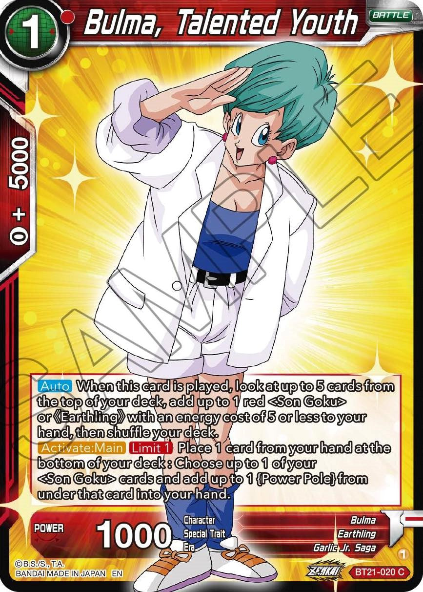 Bulma, Talented Youth (BT21-020) [Wild Resurgence] | Pegasus Games WI