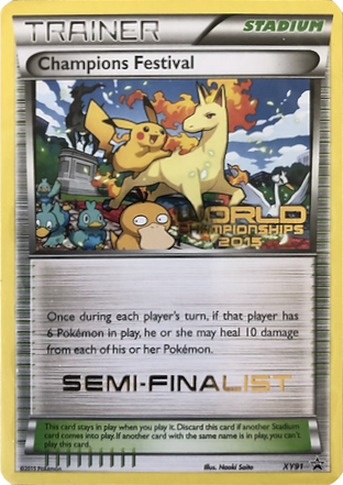 Champions Festival (XY91) (2015 Semi-Finalist) [XY: Black Star Promos] | Pegasus Games WI