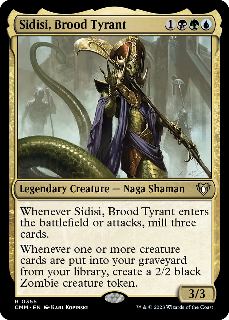 Sidisi, Brood Tyrant [Commander Masters] | Pegasus Games WI