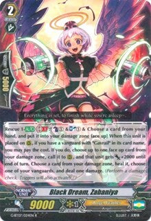 Black Dream, Zabaniya (G-BT07/024EN) [Glorious Bravery of Radiant Sword] | Pegasus Games WI