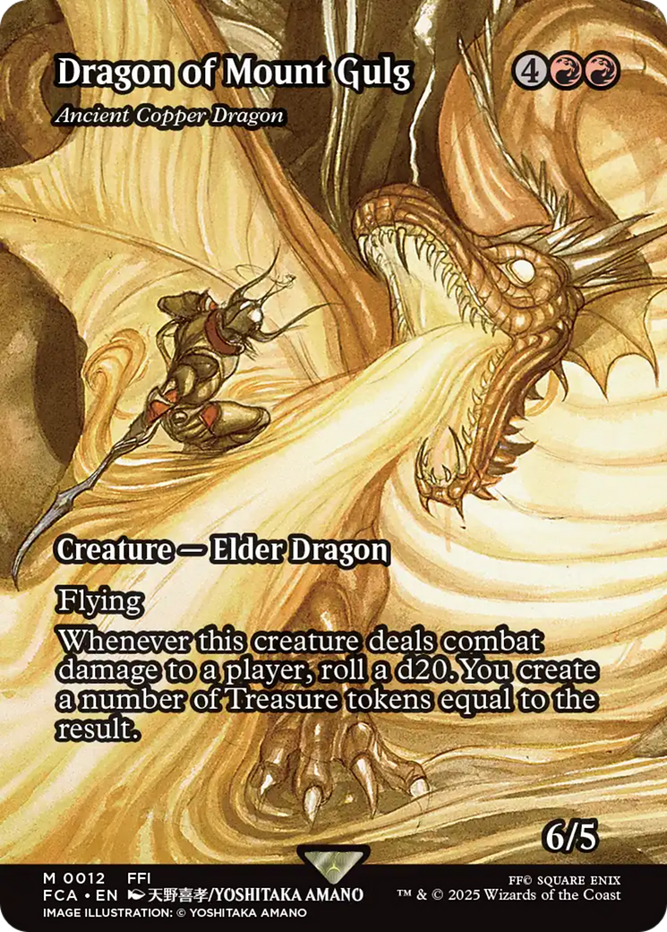 Dragon of Mount Gulg - Ancient Copper Dragon (Showcase) [FINAL FANTASY : Through the Ages] | Pegasus Games WI